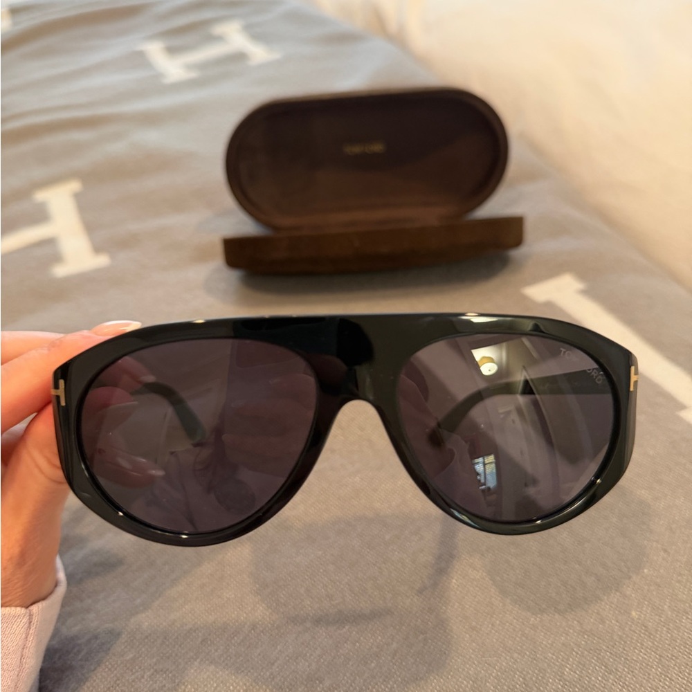 Tom Ford Dark Aviator Sunglasses